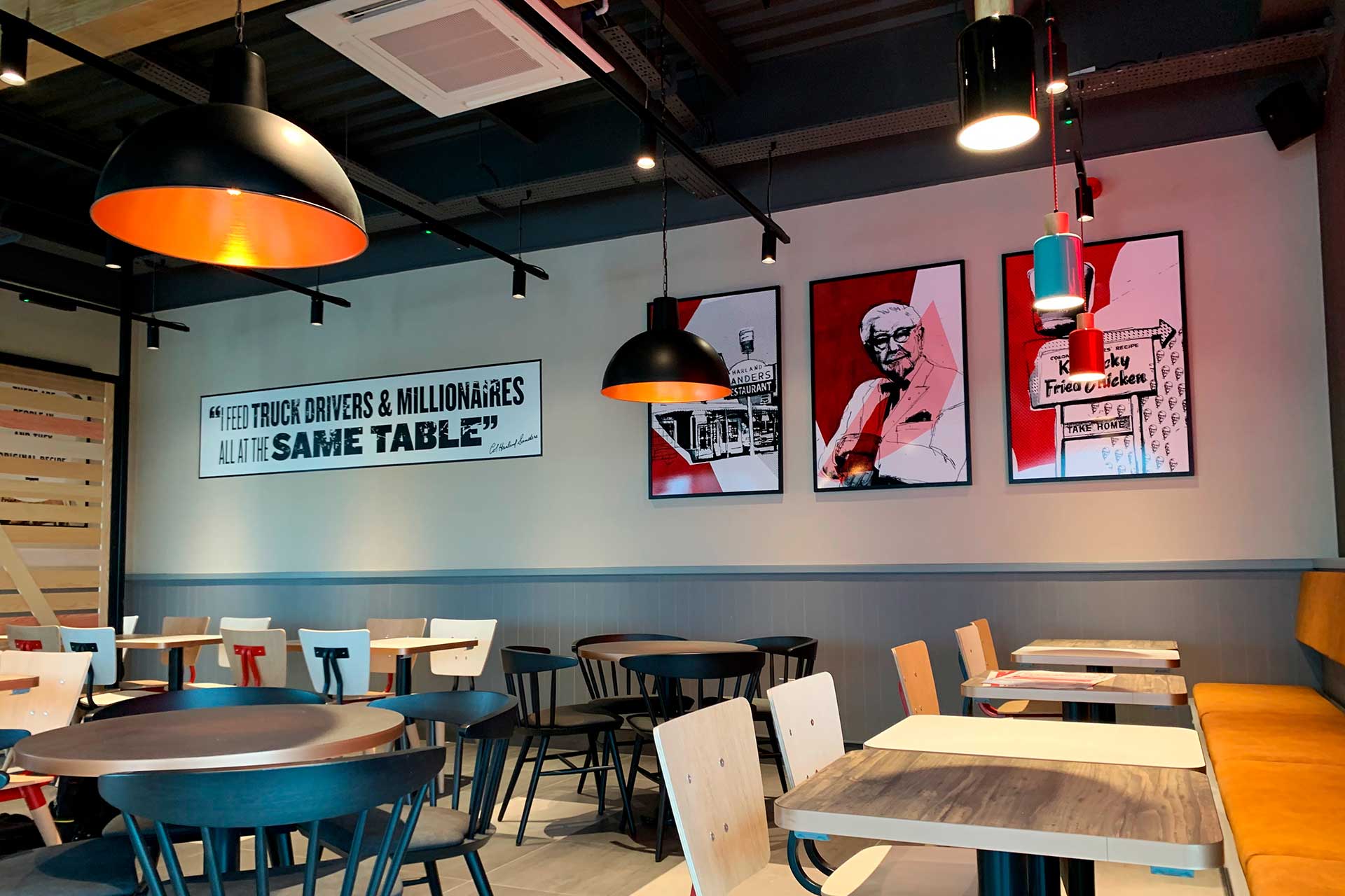 KFC Fitout by Rothwell Interiors Ltd